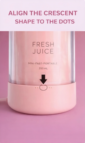 Como fechar o liquidificador portátil